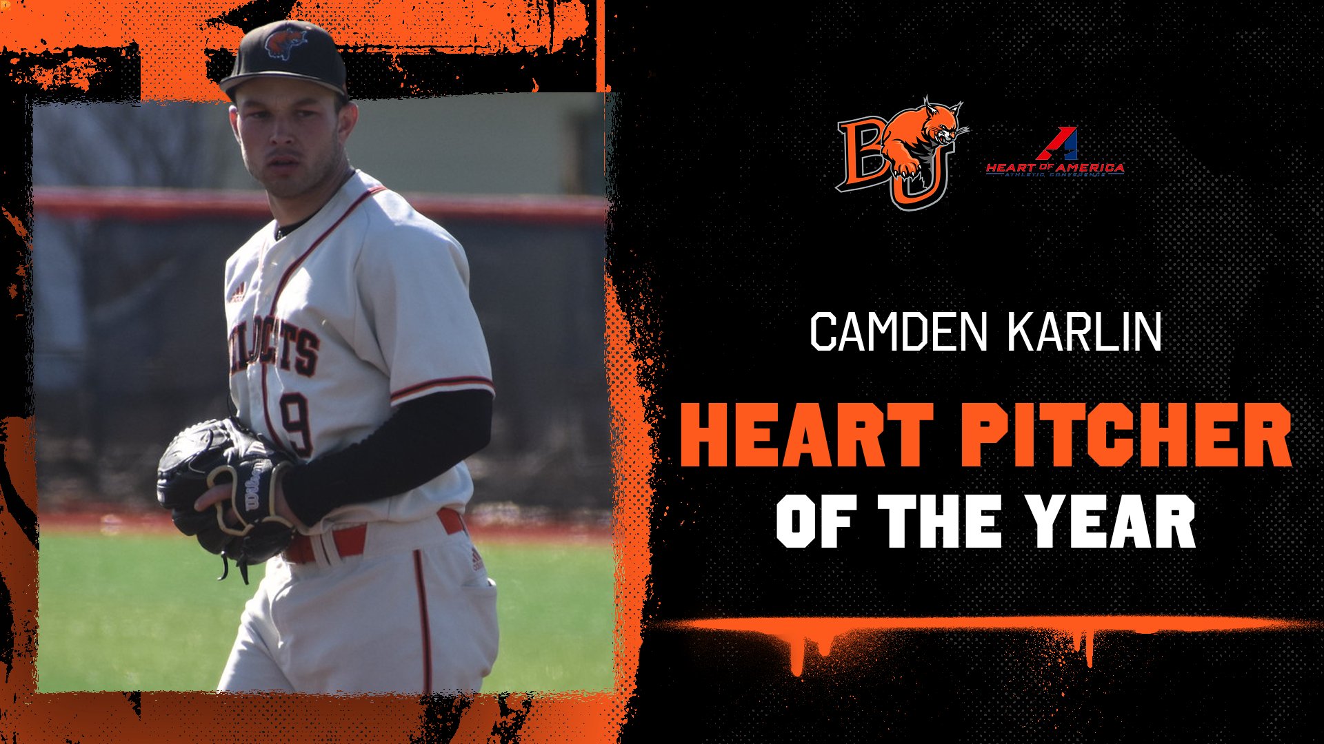 Karlin Named Heart Pitcher of the Year to Highlight Wildcats&rsquo; Heart Honors
