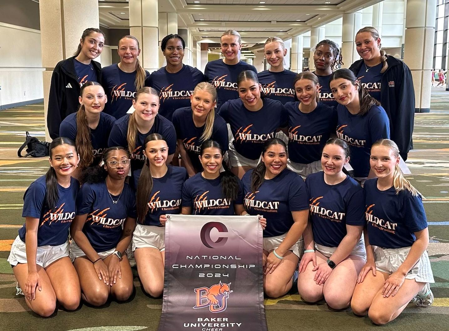 Baker Cheer and Dance Come Away with Runner-Up Finishes at DTU College Classic