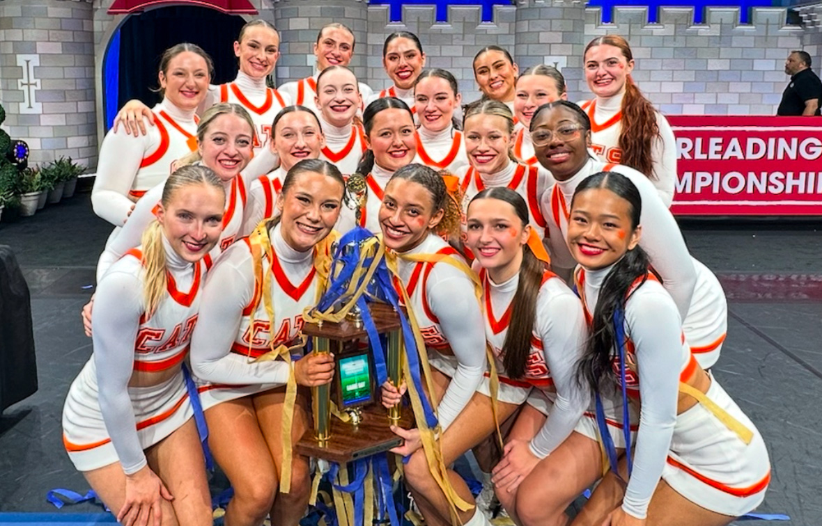 Baker Cheer Earns Top-Five Finish at UCA College Nationals