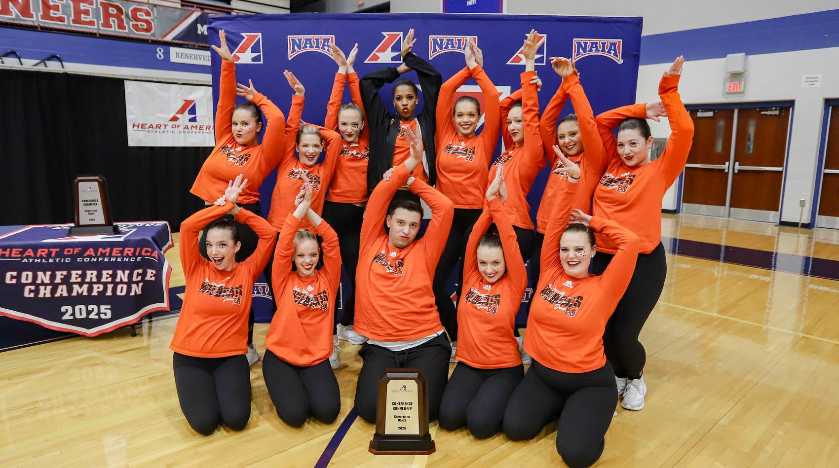 Baker Dance Takes Second, Cheer Places Fifth at 2025 Heart Championships