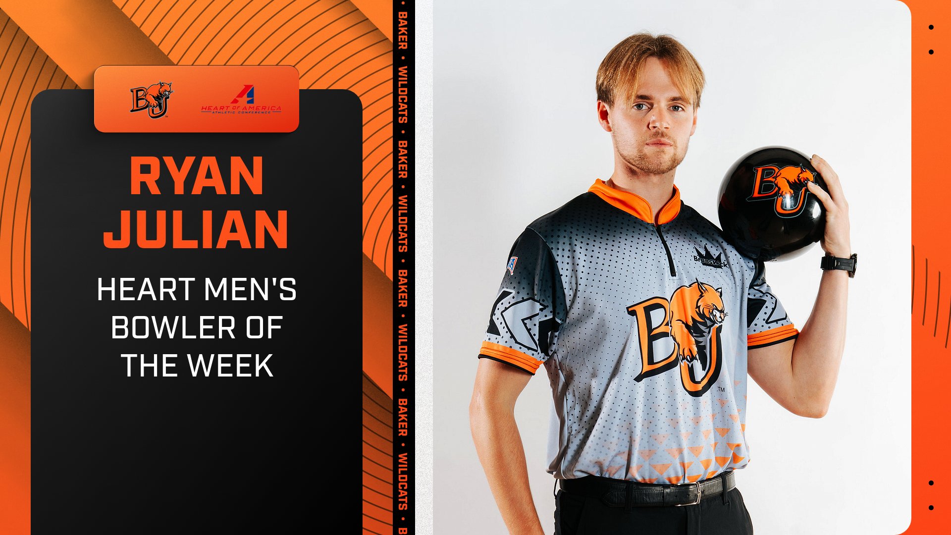 Julian Earns First Heart Men&rsquo;s Bowler of the Week Award