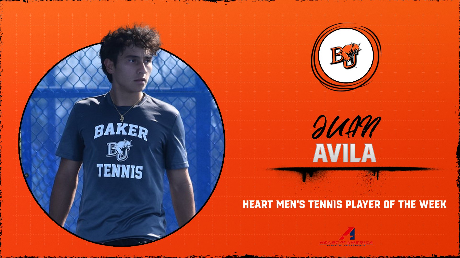 Avila Earns Heart Men&rsquo;s Tennis Player of the Week Award