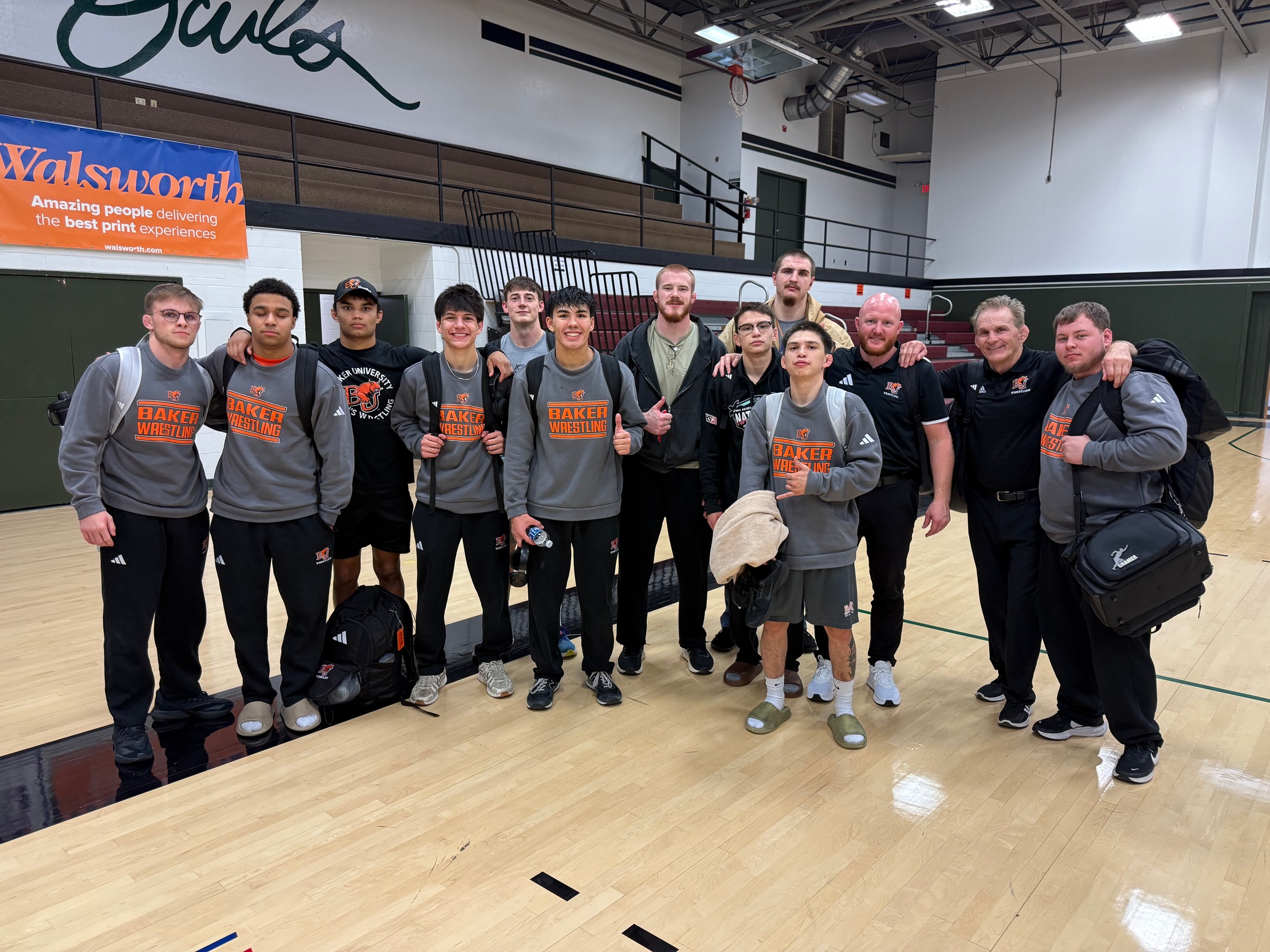 Baker Wrestling Sweeps Owls in First Duals of 2026