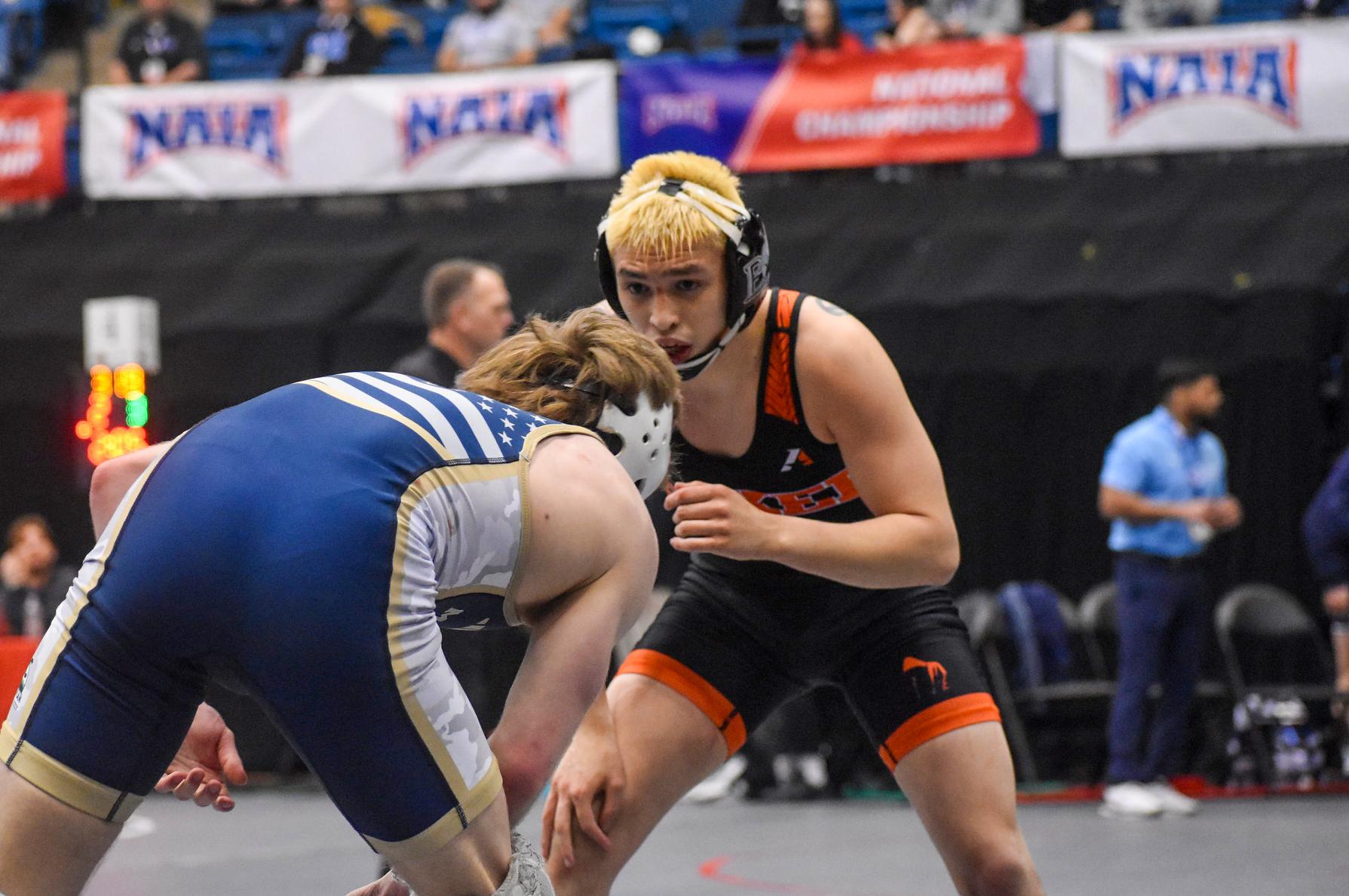 Prado Makes Day Two, Four Wildcats Compete at 2026 NAIA Men&rsquo;s Wrestling Championships