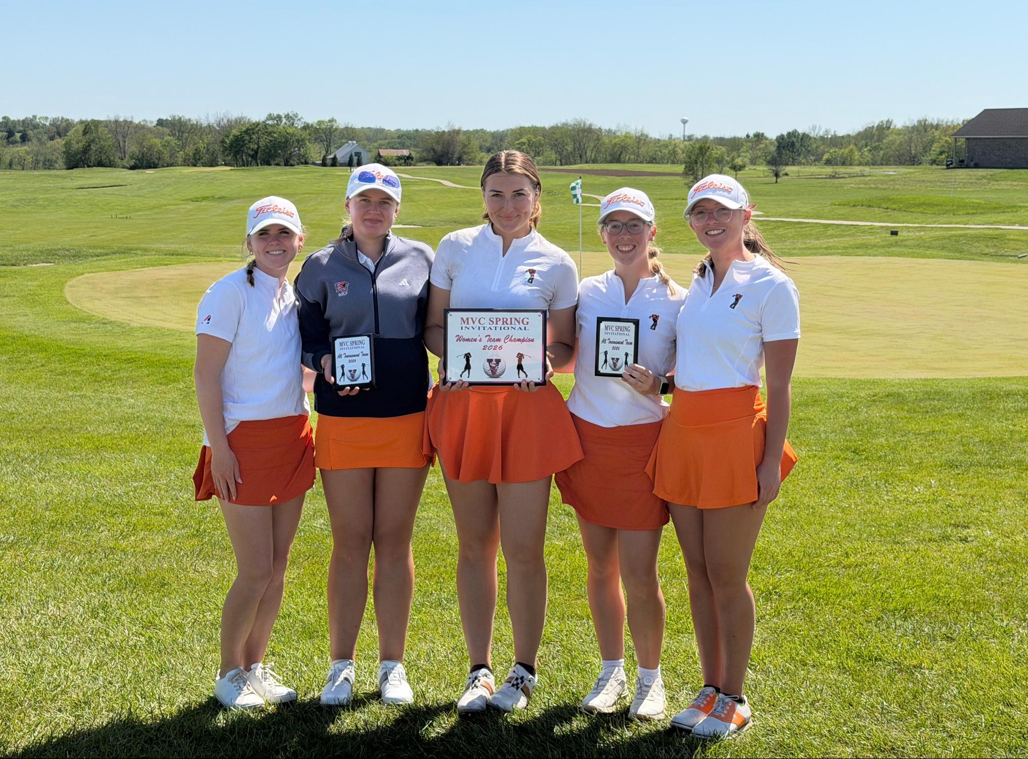 Baker Women&rsquo;s Golf Claims Championship, Men Take Fourth at MVC Spring Invite