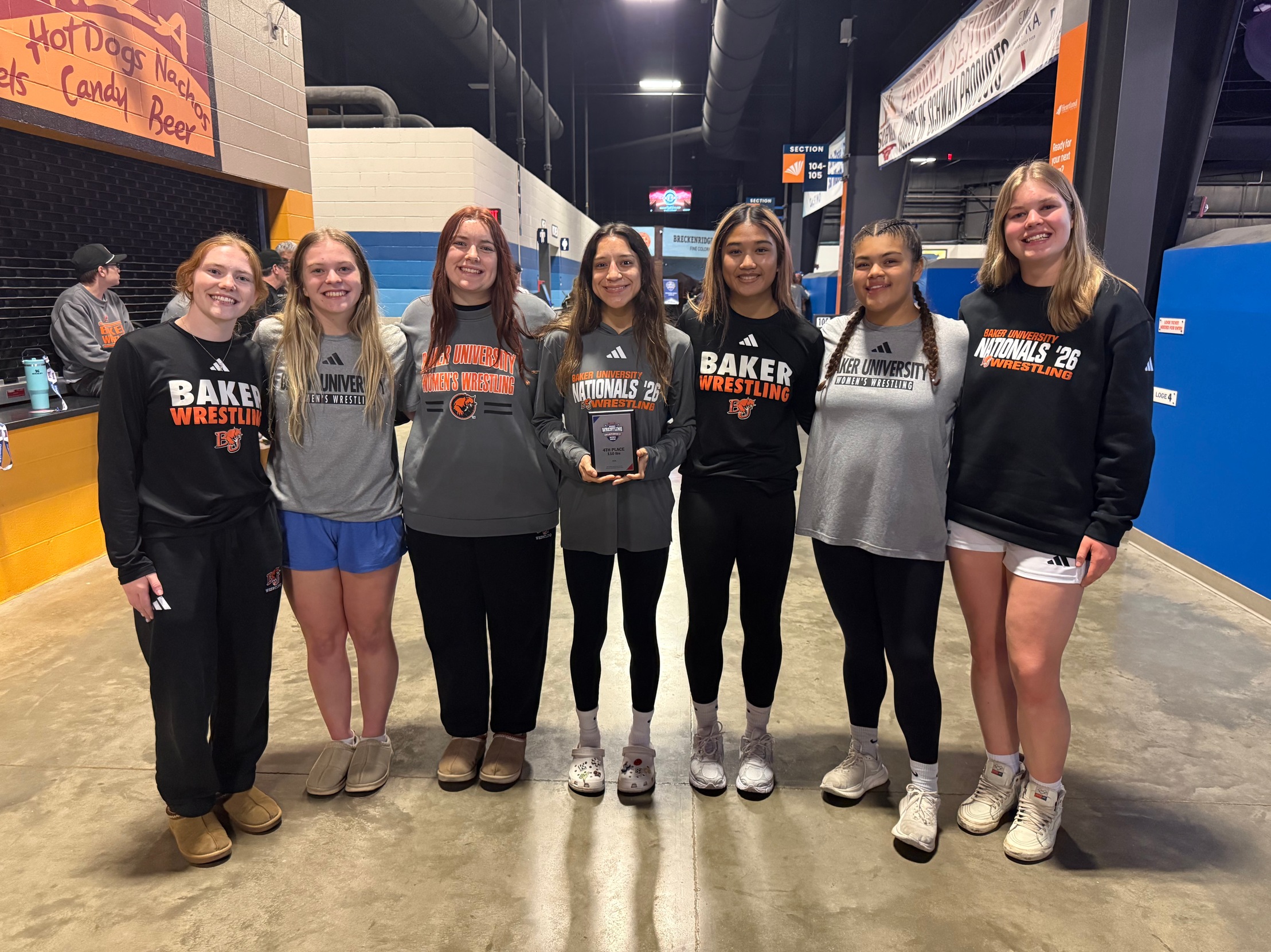 Baker women's wrestling national qualifiers at 2026 NAIA Championships in Wichita