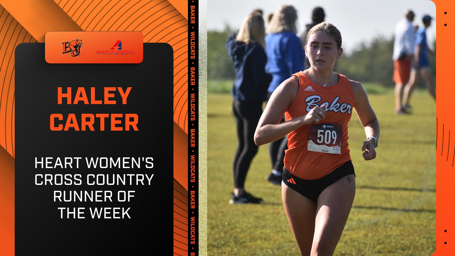 Carter Earns Heart Women's Runner of the Week Award